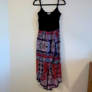High low tank top dress